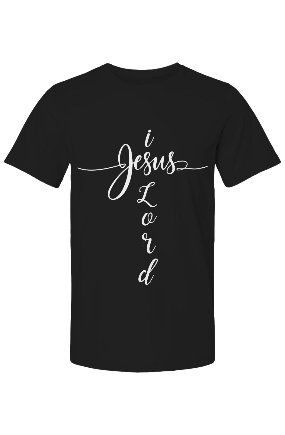 Jesus Is Lord Christian Men’s T-Shirt – Forest Green