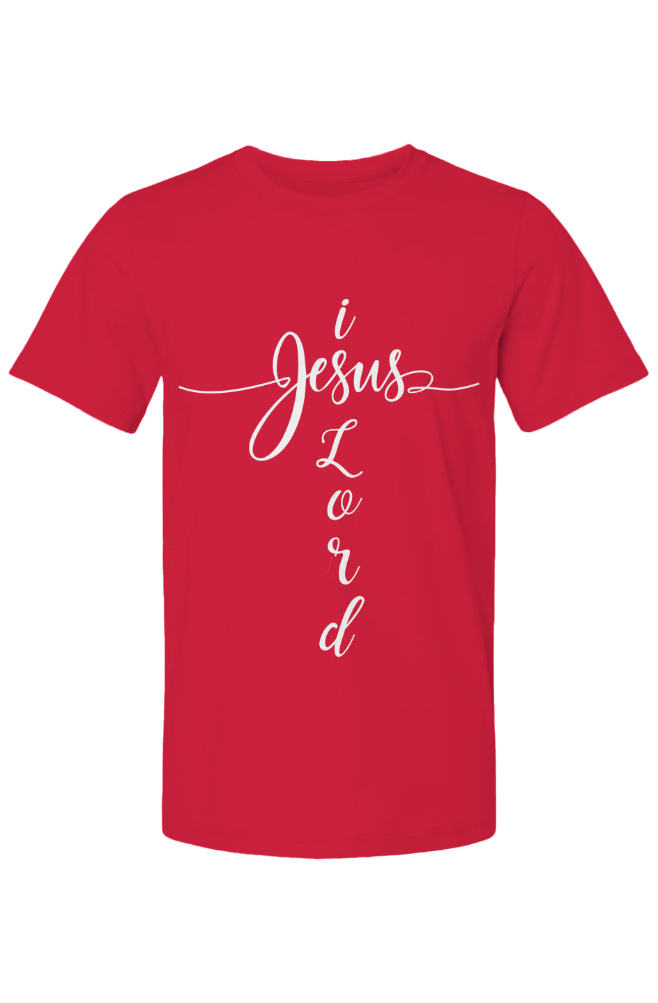 Jesus Is Lord Christian Men’s T-Shirt – Navy