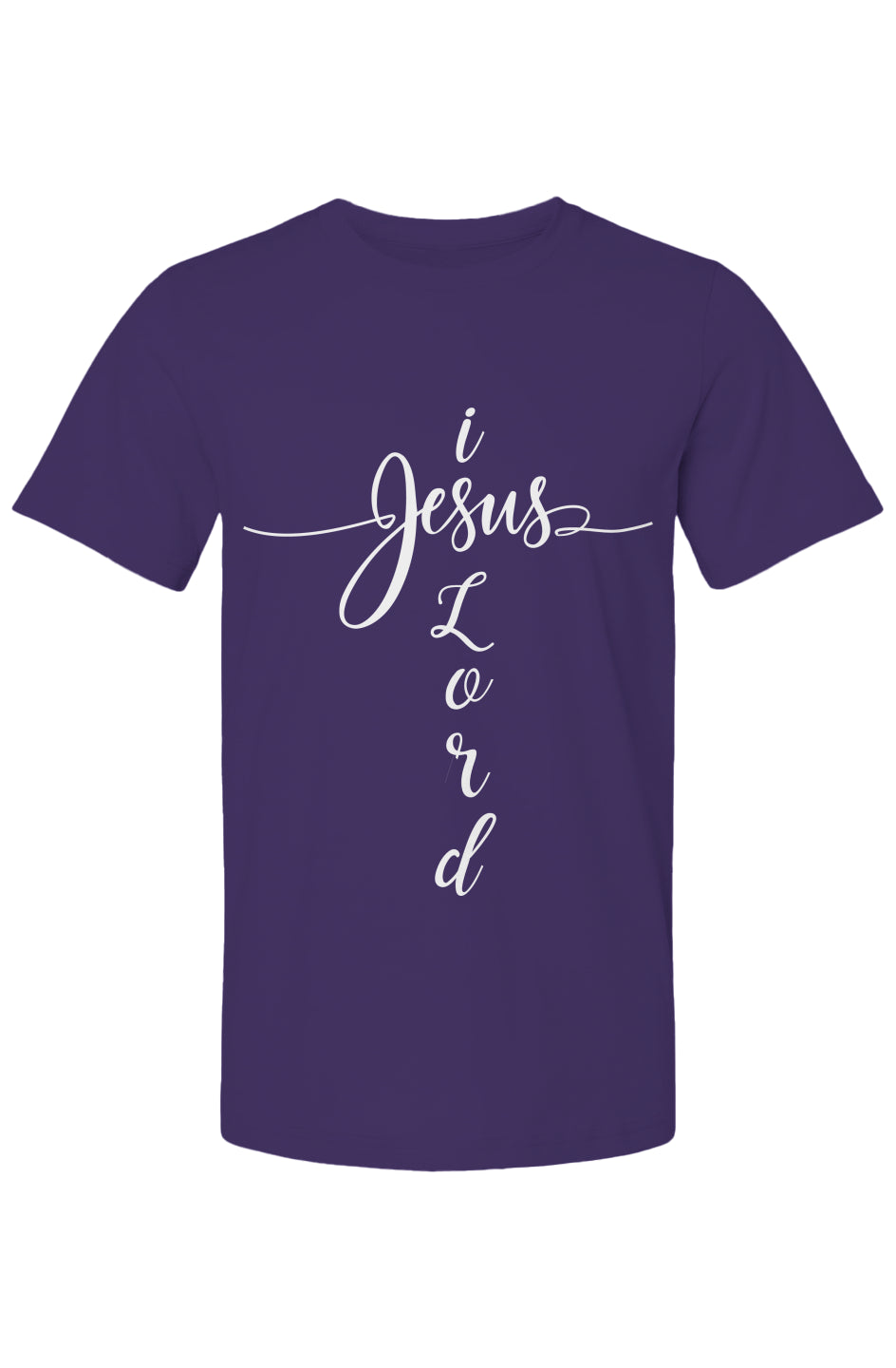 Jesus Is Lord Christian Men’s T-Shirt – Navy